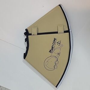 The Comfy Cone E Collar for Dogs & Cats, Tan medium